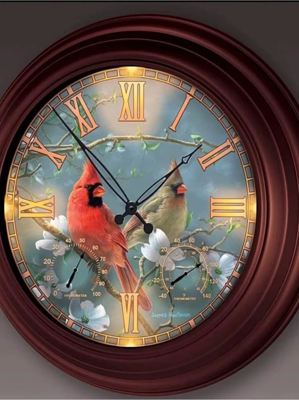 The Bradford Exchange Illuminated Atomic Wall Clock